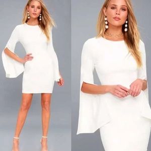Lulu’s Bell Sleeve Bodycon Dress- Size XS